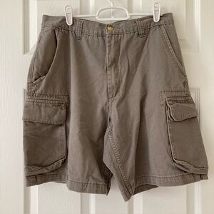 Sandy’s Cargo Shorts Men’s Size 33 Gray 100% Cotton